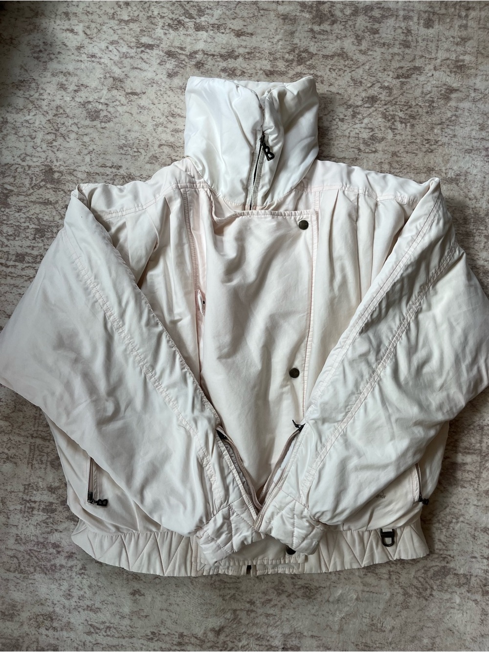 Bogner Women's Cream/Blush Puffer Jacket
